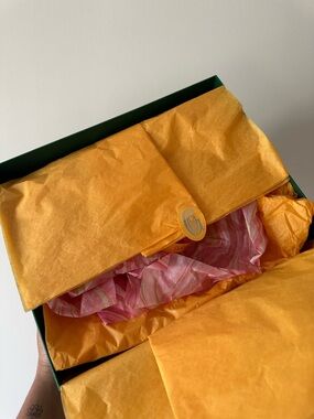 GOYARD BOX AND BAG WITH TISSUE AND RIBBON